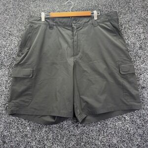 Orvis Mens Cargo Shorts Gray Performance Hiking Fishing Size 40 1572730